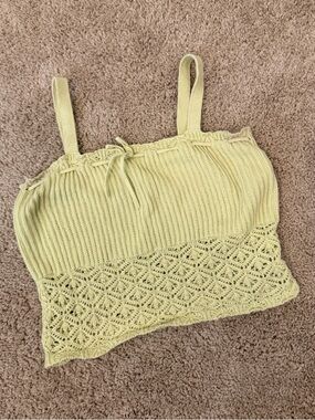 wild fable Knit Lace-Trim Cami, Medium